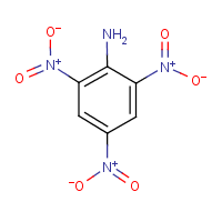 2,4,6-Trinitroaniline formula graphical representation