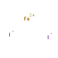 Ferrous iodide formula graphical representation
