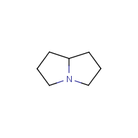 Pyrrolizidine formula graphical representation