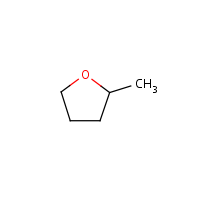 2-Methyltetrahydrofuran formula graphical representation