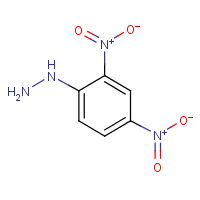 2,4-Dinitrophenylhydrazine formula graphical representation