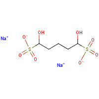 Glutaraldehyde-sodium bisulfite formula graphical representation