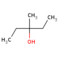 3-Methyl-3-pentanol formula graphical representation