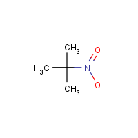 2-Methyl-2-nitropropane formula graphical representation