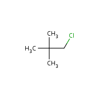 1-Chloro-2,2-dimethylpropane formula graphical representation