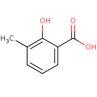 3-Methylsalicylic acid formula graphical representation