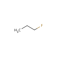 1-Fluoropropane formula graphical representation