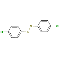 Bis(p-chlorophenyl)disulfide formula graphical representation
