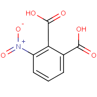 3-Nitrophthalic acid formula graphical representation