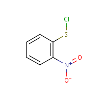 2-Nitrobenzenesulfenyl chloride formula graphical representation