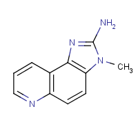 2-Amino-3-methylimidazo(4,5-f)quinoline formula graphical representation