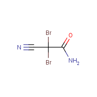 2,2-Dibromo-3-nitrilopropionamide formula graphical representation