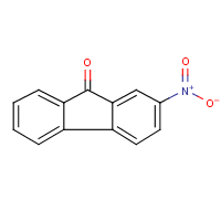 2-Nitro-9-fluorenone formula graphical representation