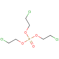 Tris(2-chloroethyl) phosphate formula graphical representation