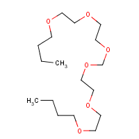 Bis(2-(2-butoxyethoxy)ethoxy)methane formula graphical representation