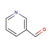 3-Pyridinecarboxaldehyde formula graphical representation