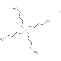 Tetrapentylammonium iodide formula graphical representation