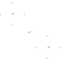 Iron(II) tetrafluoroborate formula graphical representation