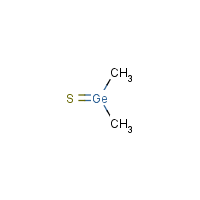 Dimethyl germanium sulfide formula graphical representation