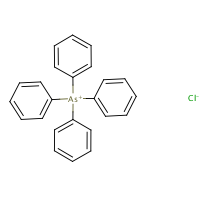 Tetraphenylarsonium chloride formula graphical representation