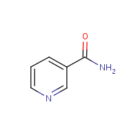 Nicotinamide formula graphical representation