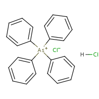 Tetraphenylarsonium chloride hydrochloride formula graphical representation