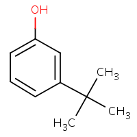 3-tert-Butylphenol formula graphical representation