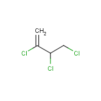 2,3,4-Trichloro-1-butene formula graphical representation