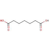 Pimelic acid formula graphical representation