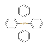 Tetraphenylphosphonium formula graphical representation