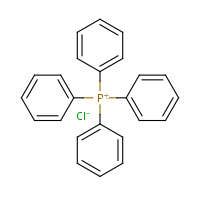 Tetraphenylphosphonium chloride formula graphical representation