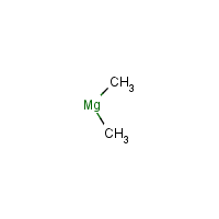 Dimethylmagnesium formula graphical representation