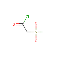 Chlorosulfonylacetyl chloride formula graphical representation