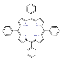 Tetraphenylporphine formula graphical representation