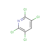2,3,5,6-Tetrachloropyridine formula graphical representation