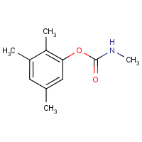 2,3,5-Trimethylphenyl methylcarbamate formula graphical representation
