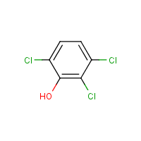 2,3,6-Trichlorophenol formula graphical representation