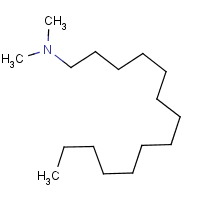 Dimethyl myristamine formula graphical representation
