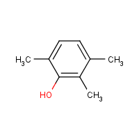 2,3,6-Trimethylphenol formula graphical representation