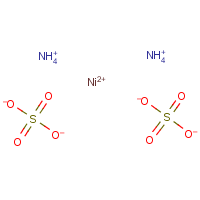 Ammonium nickel sulfate formula graphical representation