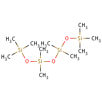 Decamethyltetrasiloxane formula graphical representation