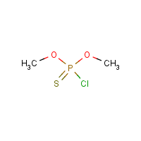 Dimethyl phosphorochloridothioate formula graphical representation