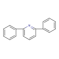 2,6-Diphenylpyridine formula graphical representation