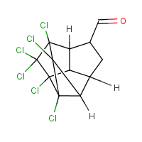 Endrin aldehyde formula graphical representation