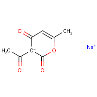 Sodium dehydroacetate formula graphical representation