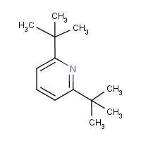 2,6-Di-tert-butylpyridine formula graphical representation