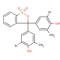 Bromocresol purple formula graphical representation