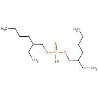 Bis(2-ethylhexyl) phosphorodithioate formula graphical representation