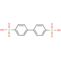 4,4'-Biphenyldisulfonic acid formula graphical representation
