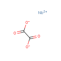 Niobium oxalate formula graphical representation